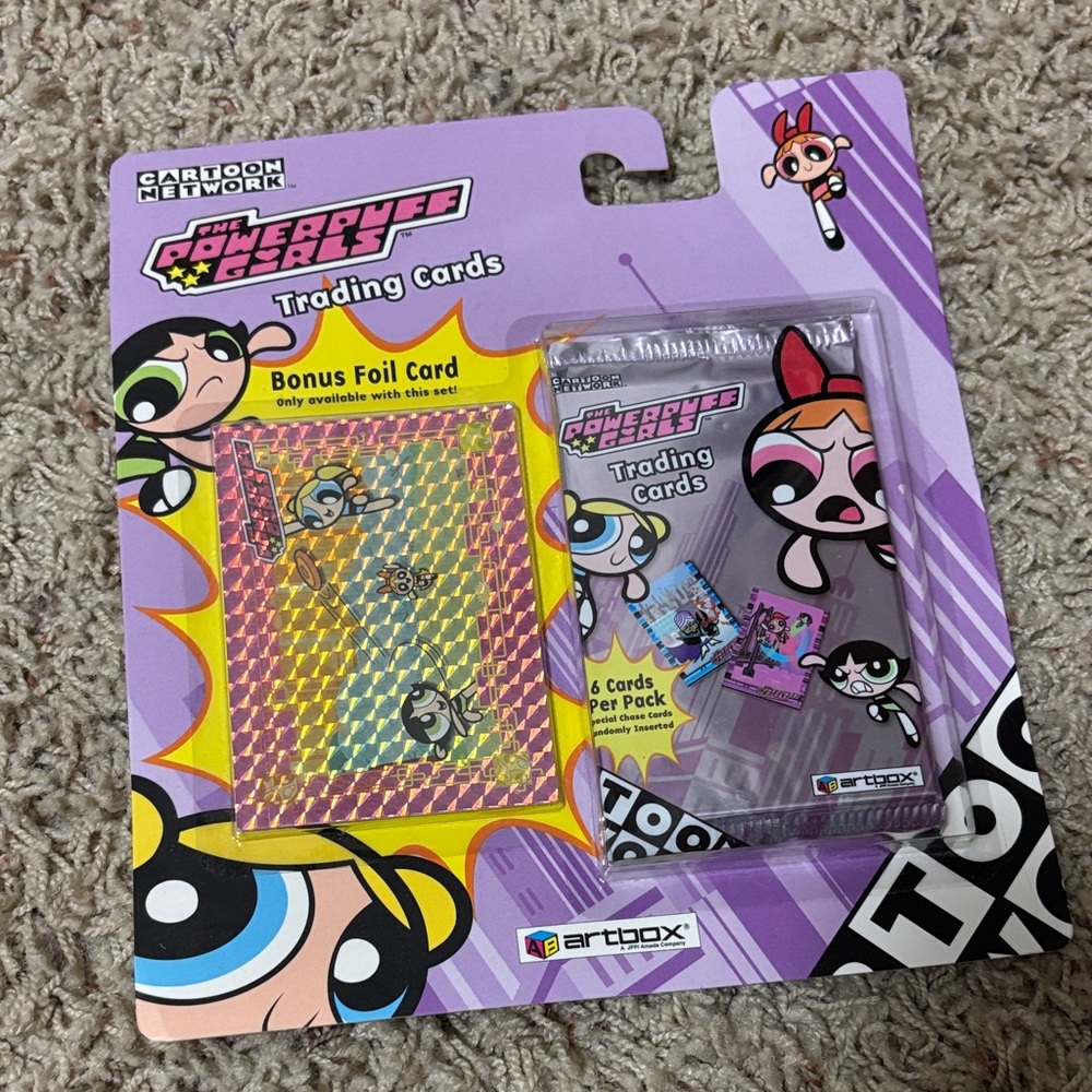 Cartoon Network Powerpuff Girls Trading Cards with Bonus Foil